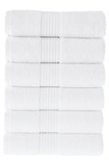 Olachika Home 100% Premium Quality Cotton 6-piece hand towels 50X100cm white