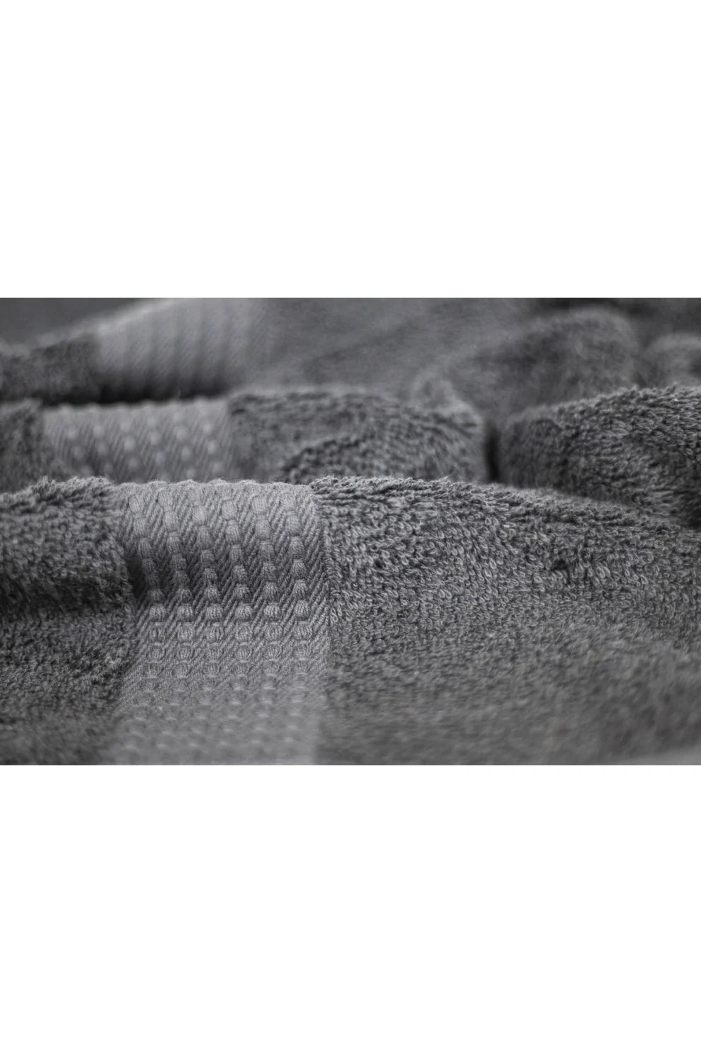 Olachika Home 100% Premium Quality Cotton 6-piece hand towels 50X100cm anthracite