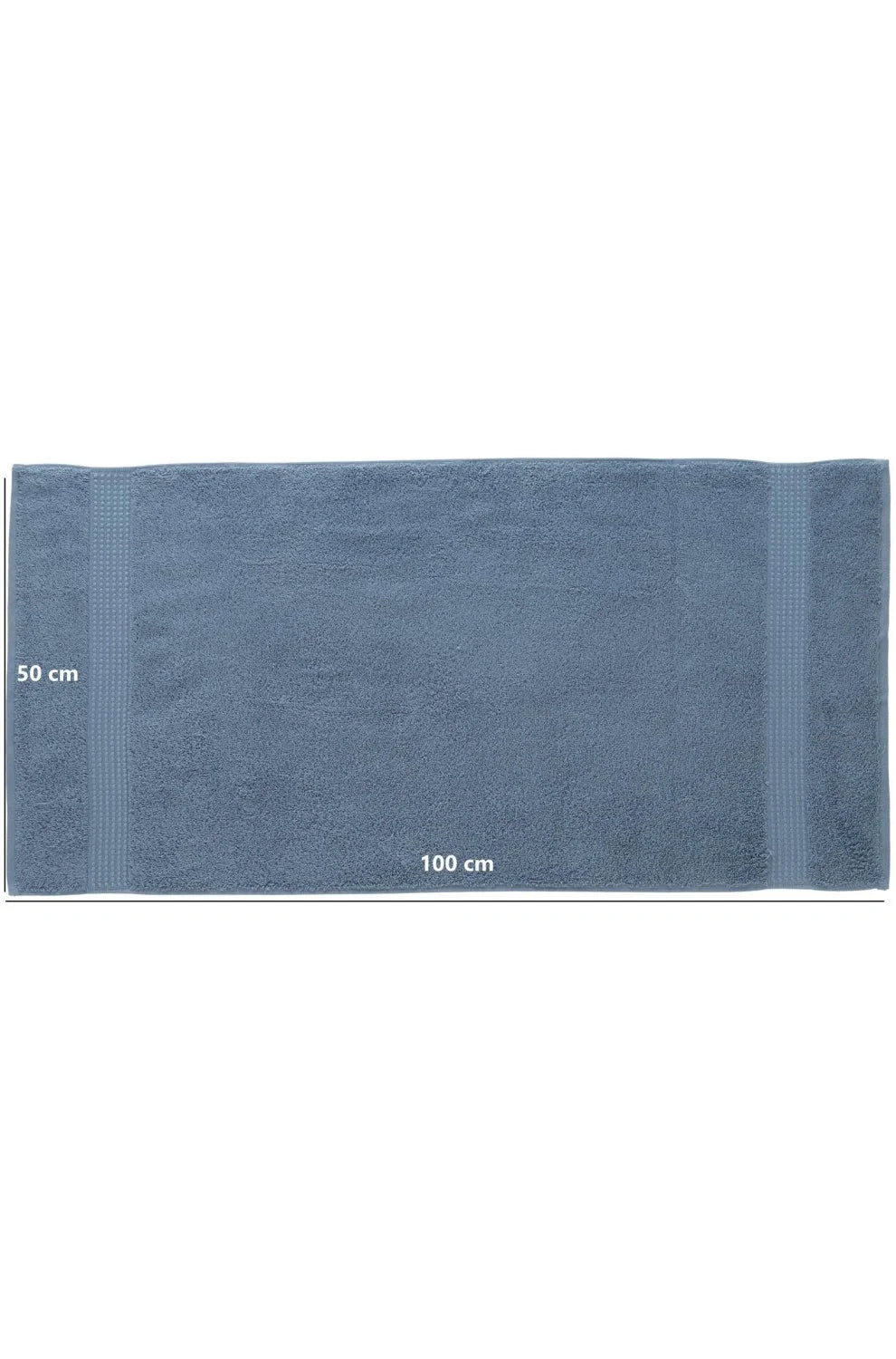 Olachika Home 100% Premium Quality Cotton 6-piece hand towels 50X100cm Blue