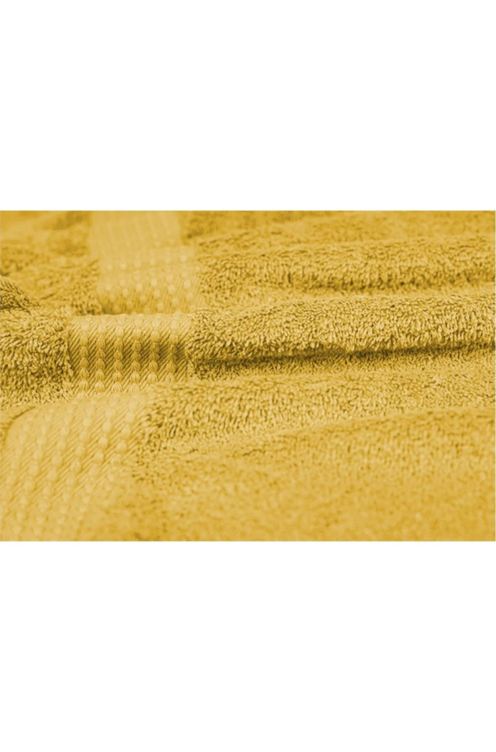Olachika Home 100% Premium Quality Cotton 6-piece hand towels 50X100cm Gold
