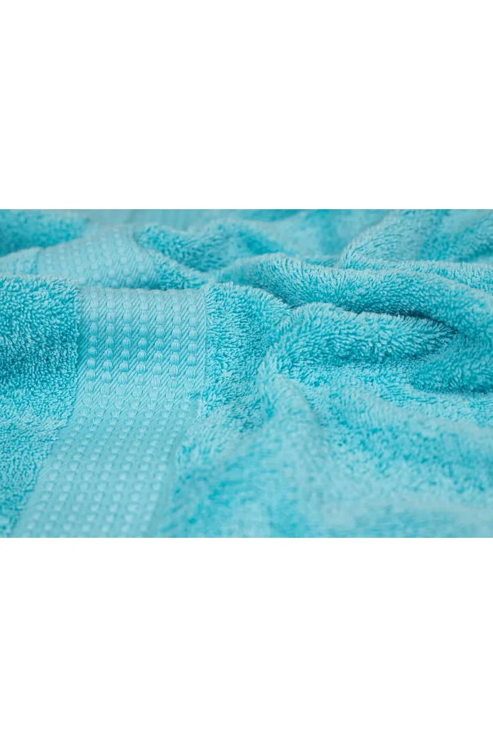 Olachika Home Luxury Bath Towel set 100% Premium Quality Cotton 2-piece Bath Towels Turquoise 70X140cm and 4-piece Hand Towels 50X100cm