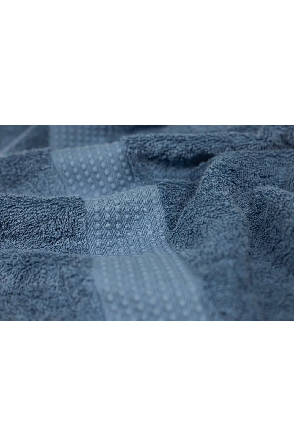Olachika Home Luxury Bath Towel set 100% Premium Quality Cotton 2-piece Bath Towels Blue70X140cm and 4-piece Hand Towels 50X100cm