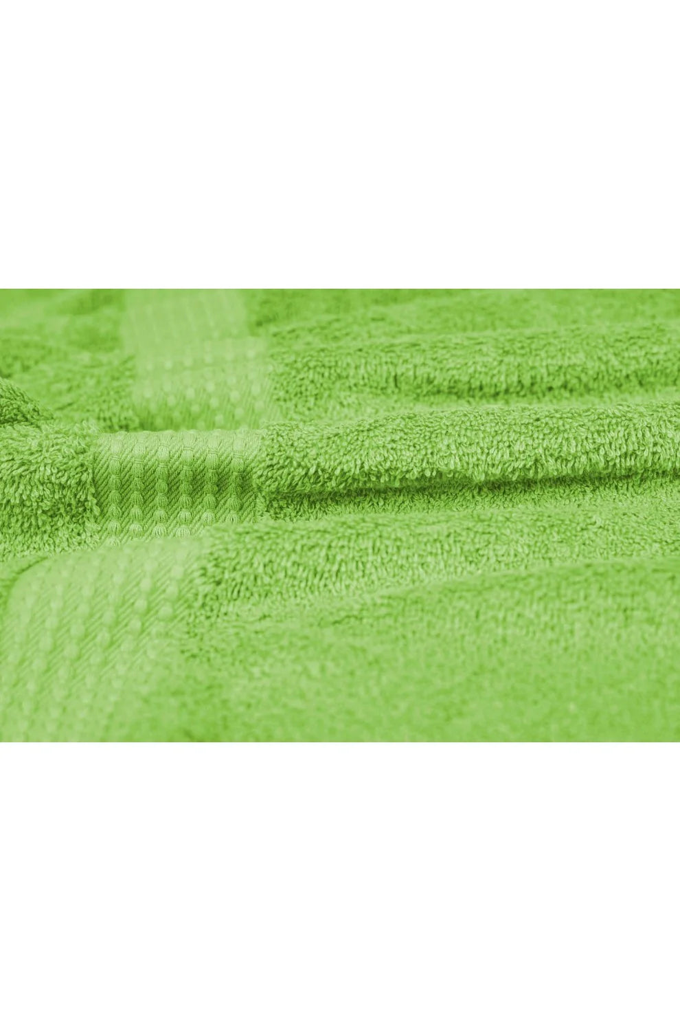 Olachika Home 100% Premium Quality Cotton 6-piece hand towels 50X100cm green
