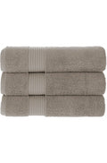 Olachika Home Luxury Bath Towel Set 100% Premium Quality Cotton 3-piece Bath Towel 70X140CM Taupe