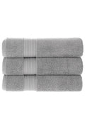 Olachika Home Luxury Bath Towel Set 100% Premium Quality Cotton 3-piece Bath Towel 70X140CM Gray