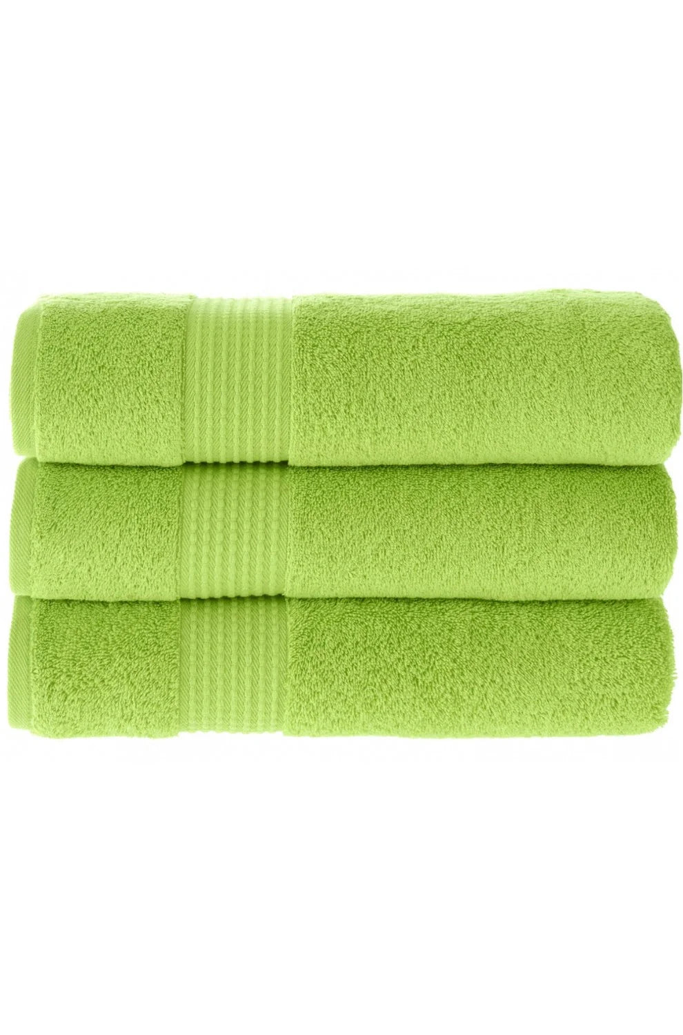 Olachika Home Luxury Bath Towel Set 100% Premium Quality Cotton 3-piece Bath Towel 70X140CM Green