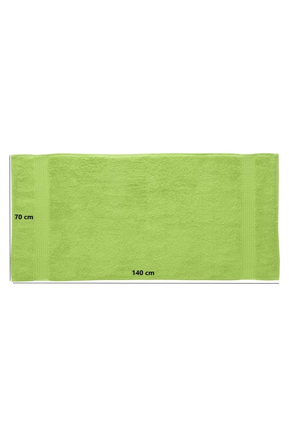 Olachika Home Luxury Bath Towel Set 100% Premium Quality Cotton 3-piece Bath Towel 70X140CM Green