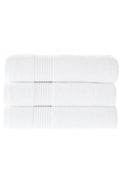 Olachika Home Luxury Bath Towel Set 100% Premium Quality Cotton 3-piece Bath Towel 70X140CM White