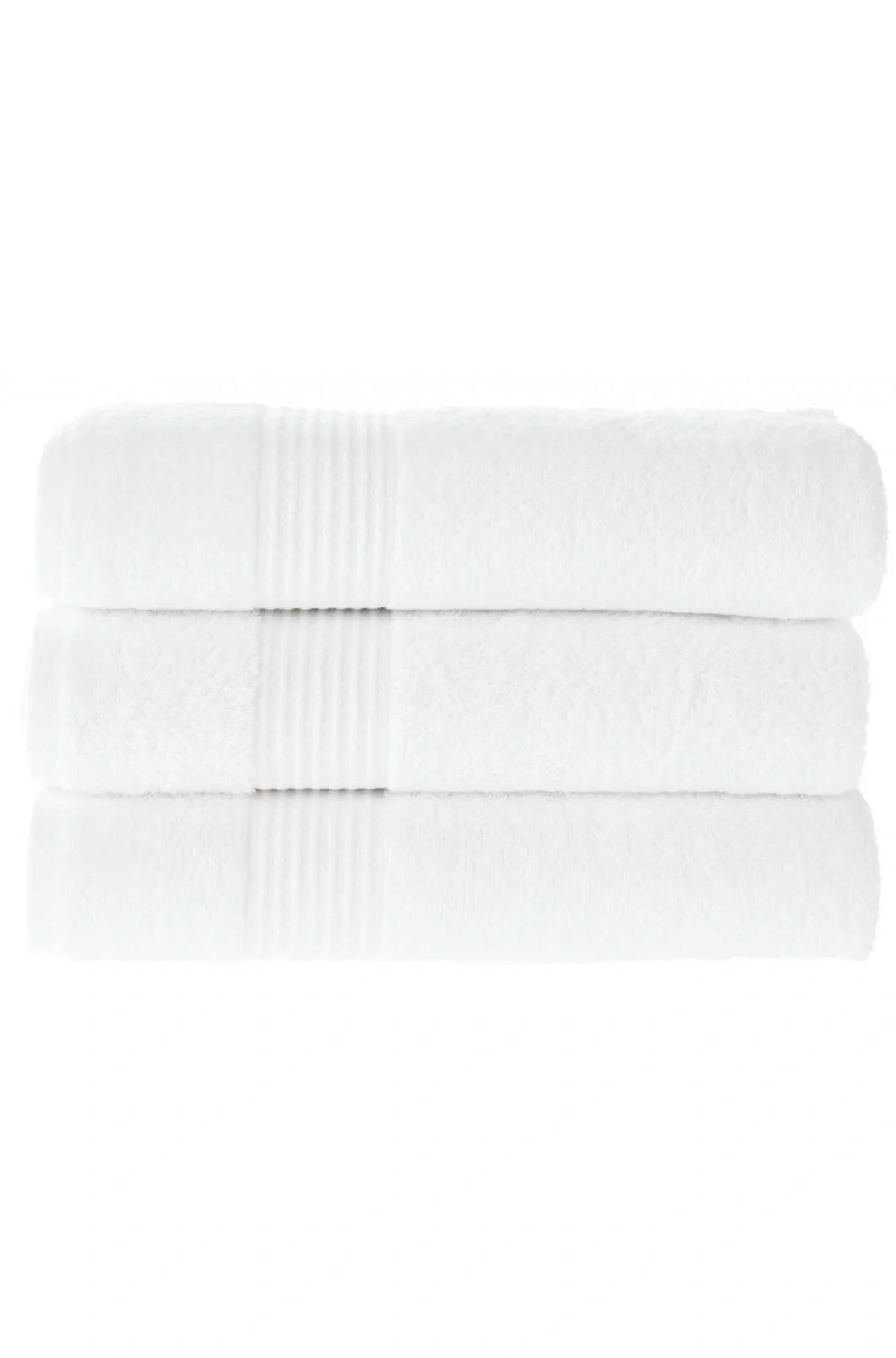 Olachika Home Luxury Bath Towel Set 100% Premium Quality Cotton 3-piece Bath Towel 70X140CM White