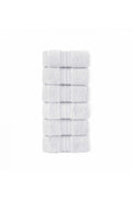 Olachika Home 100% Premium Quality Cotton 30X50CM White set of 6 Kitchen Towels