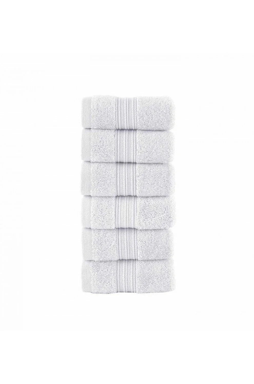 Olachika Home 100% Premium Quality Cotton 30X50CM White set of 6 Kitchen Towels